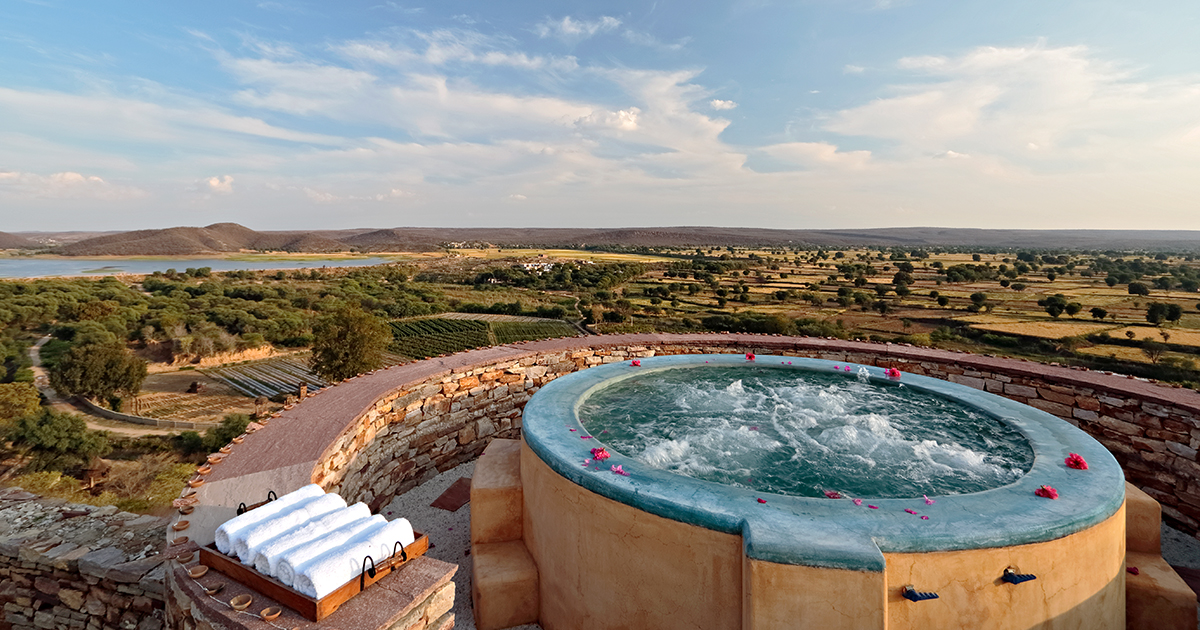 Jacuzzi with a view